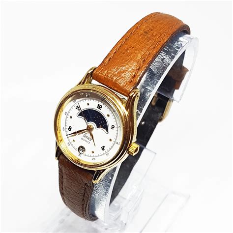 moon phase quartz watch